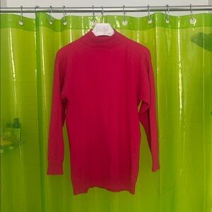 Neil Martin Hot Pink Turtleneck Sweater